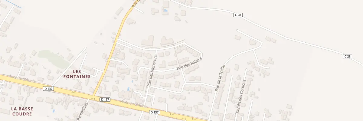 Plan du 9 Rue des Raisins à Tonnay-Charente