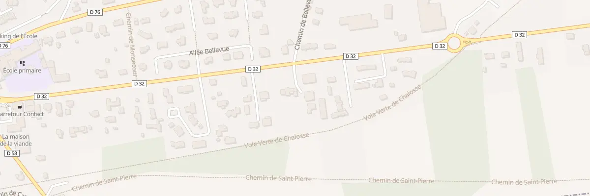Plan du 540 Rte de Montfort à Hinx
