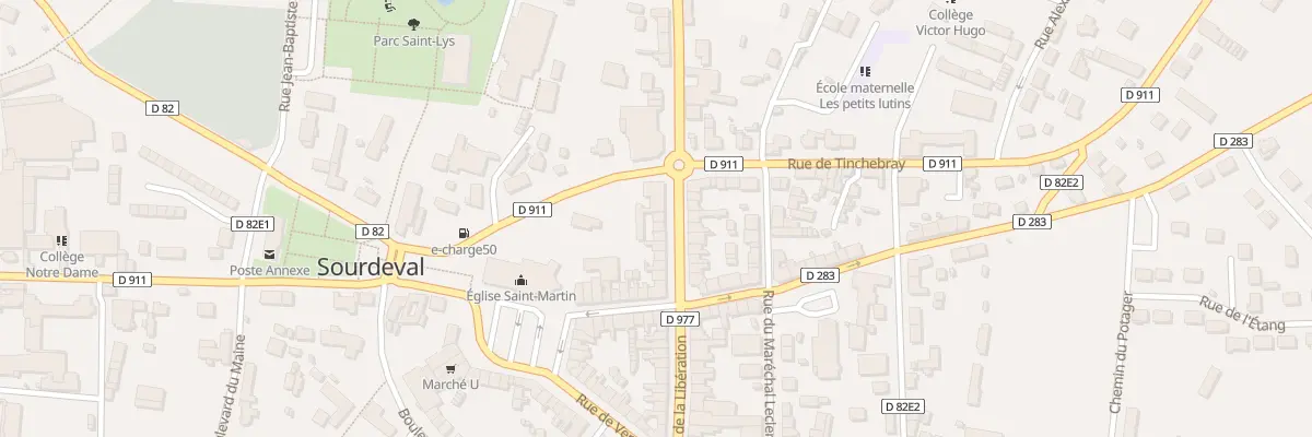 Plan du 15 Rue General Millet - Sourdeval à Sourdeval