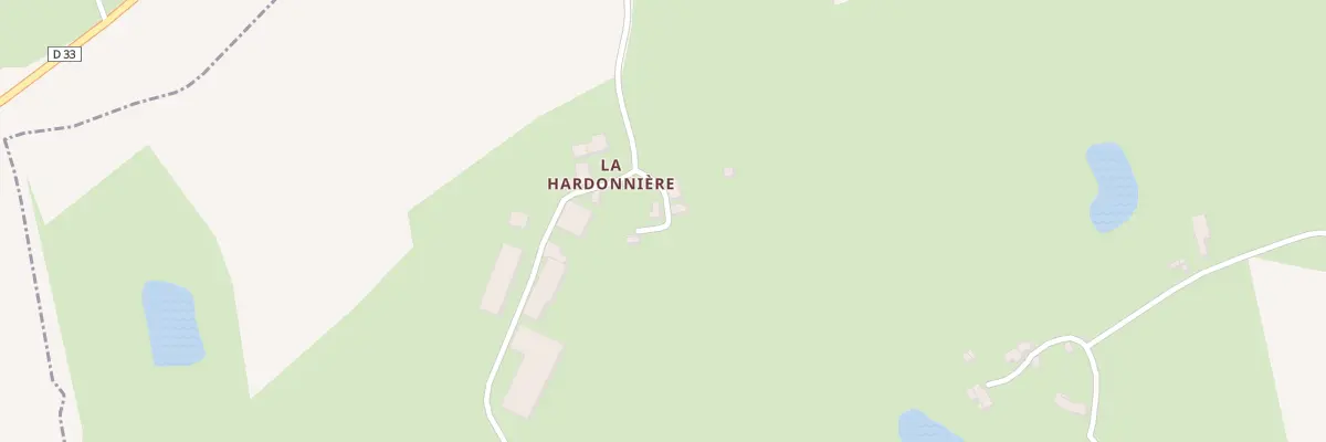 Plan du 5 La Hardonniere à Levaré