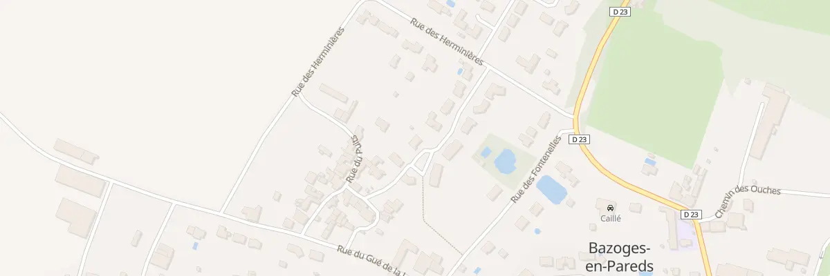 Plan du 5198 Rue des herminières à Bazoges-en-Pareds