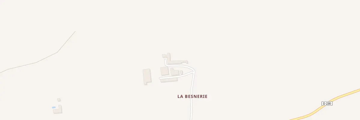 Plan du 255 Che de la Besnerie à Chérancé