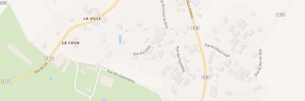 Plan du 13 Rue du lavoir à Chavagnes-les-Redoux