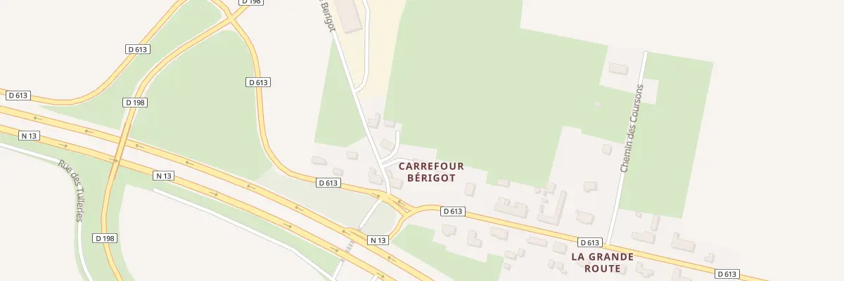 Plan du 28 Imp Berigot à Formigny La Bataille