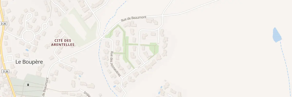 Plan du 5 Rue du muguet au Boupère