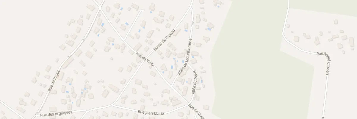 Plan du 6 All de Mounhomme à Mios