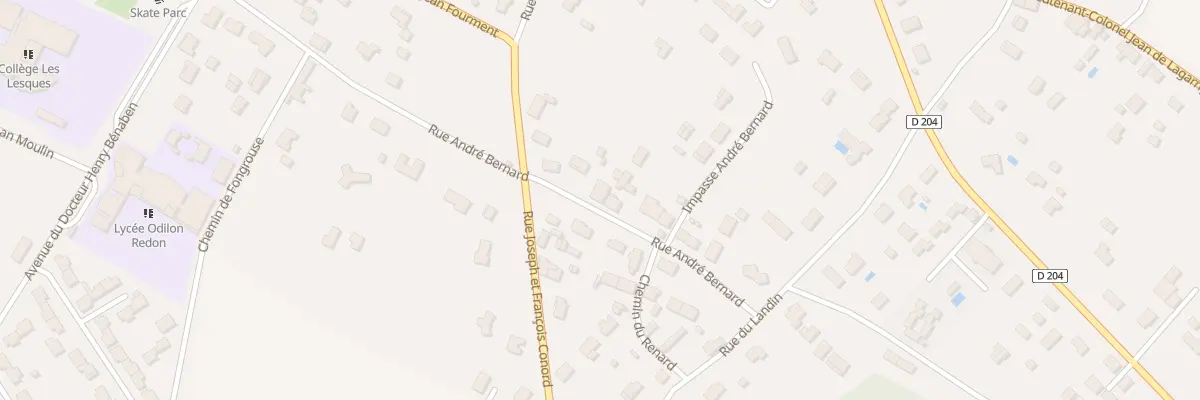 Plan du 27 Rue André Bernard à Lesparre-Médoc