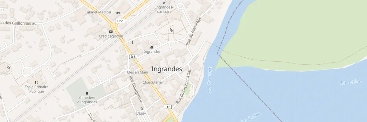 Plan du 2B Rue des Recroits à Ingrandes-le-Fresne-sur-Loire