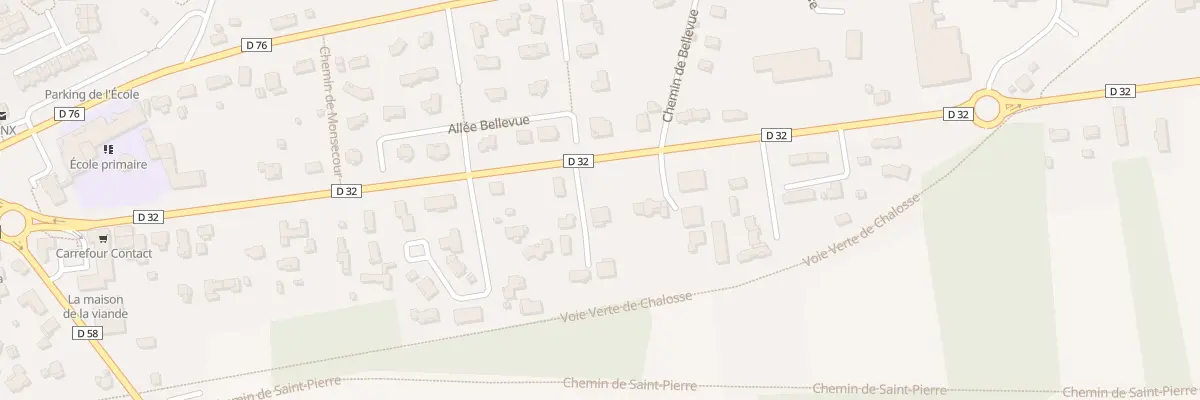 Plan du 468 Rte de Montfort à Hinx