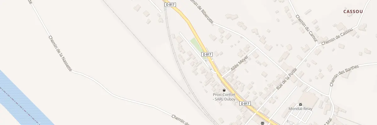 Plan du 566 Imp Coutot à Puyoô