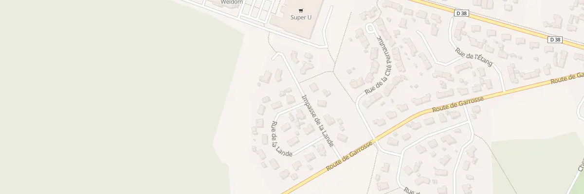 Plan du 10 Rue de la Lande à Morcenx-la-Nouvelle