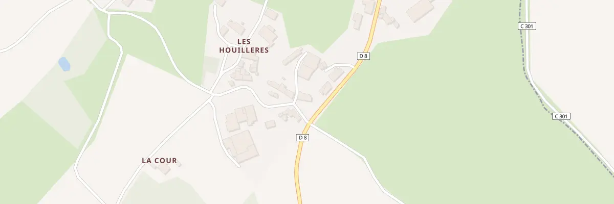 Plan du 5104 Les Houillères à Saint-Laurent-de-la-Salle