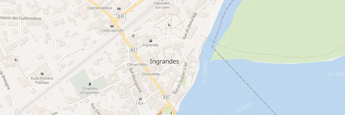 Plan du 2 Rue des Recroits à Ingrandes-le-Fresne-sur-Loire