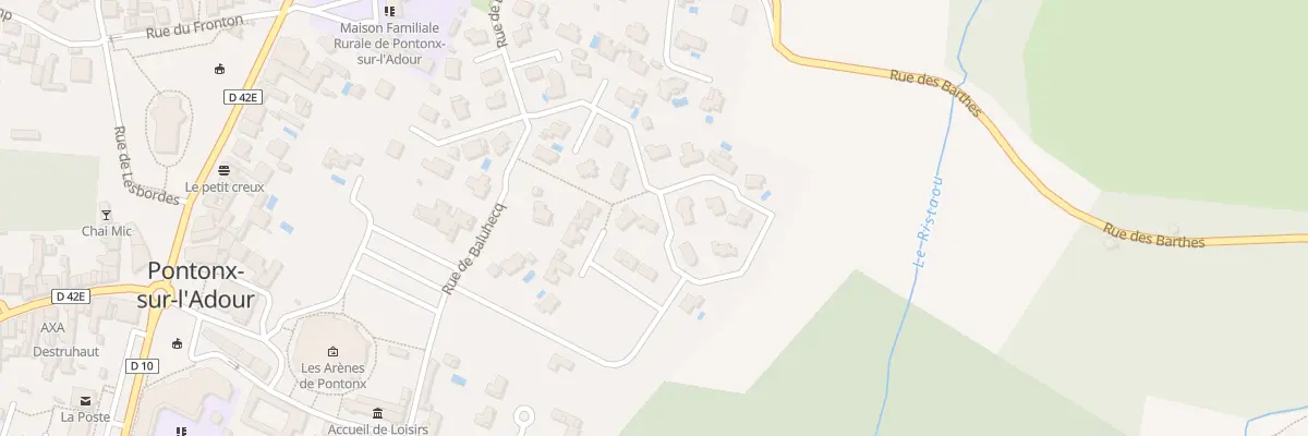 Plan du 6 Rue Marcel Pagnol à Pontonx-sur-l’Adour