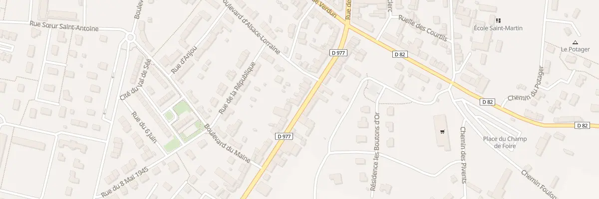 Plan du 25 Rue de Mortain - Sourdeval à Sourdeval