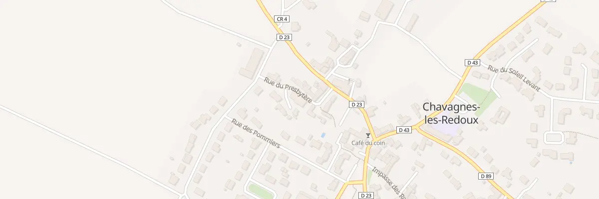 Plan du 1 Rue du presbytère à Chavagnes-les-Redoux