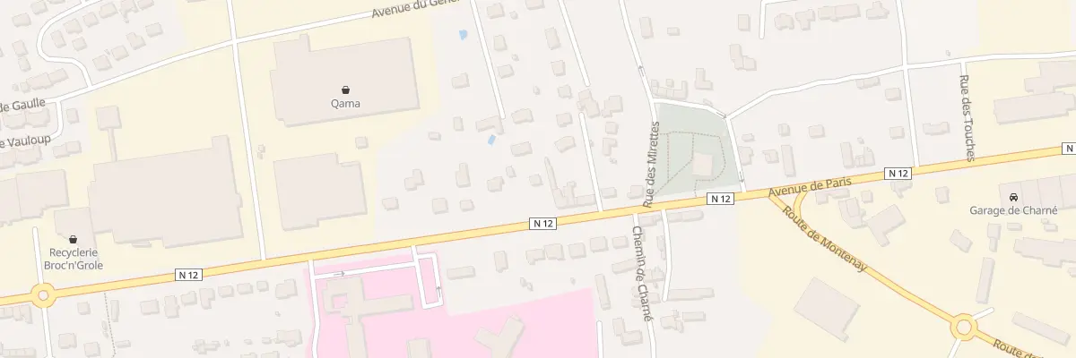 Plan du 15 Av de Paris à Ernée