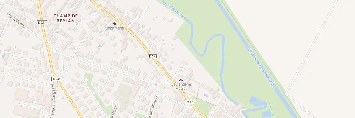 Plan du 67 Rue Thiers à Saujon