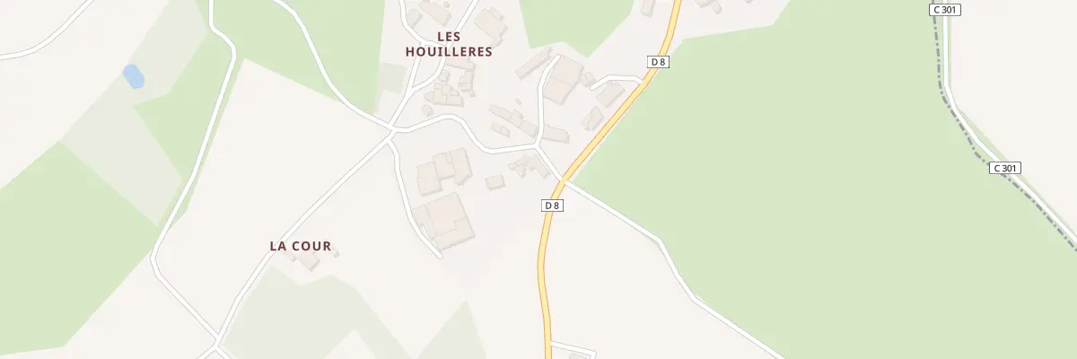Plan du 1 Les Houillères à Saint-Laurent-de-la-Salle