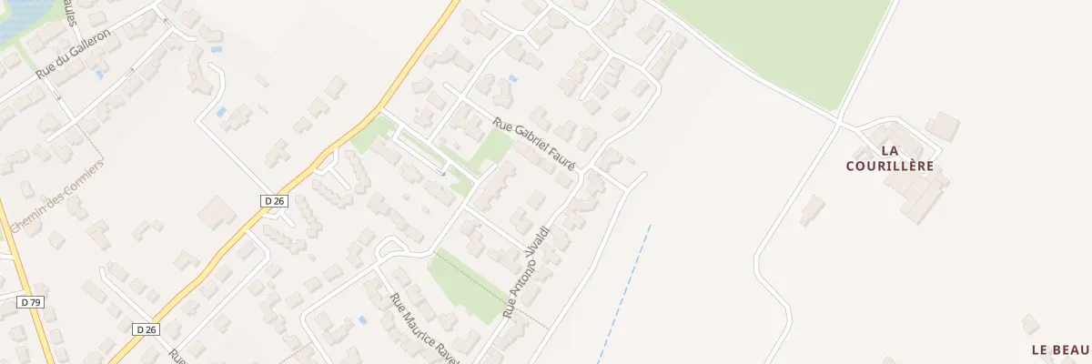 Plan du 10 Rue gabriel fauré au Boupère