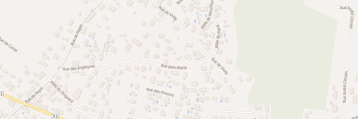 Plan du 7 Rue Jean-Marie à Mios