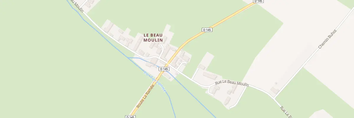 Plan du 691 Rte de la Ramee à Trévières