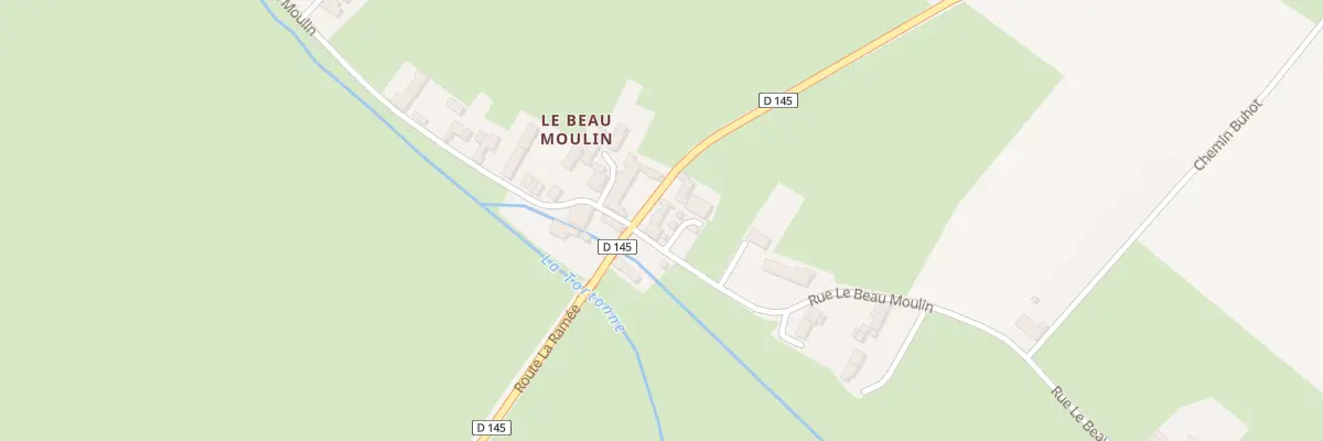 Plan du 701 Rte de la Ramee à Trévières