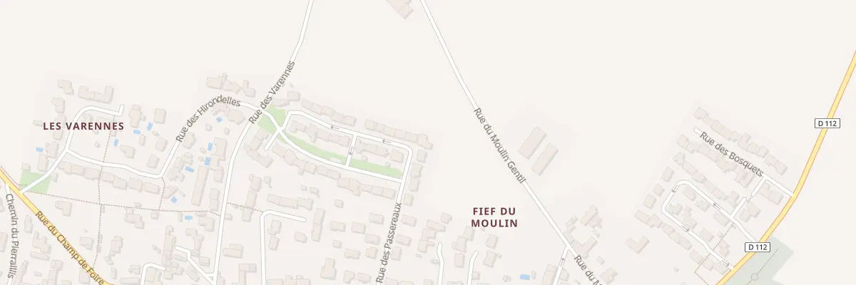 Plan du 16 Rue des Passereaux au Thou
