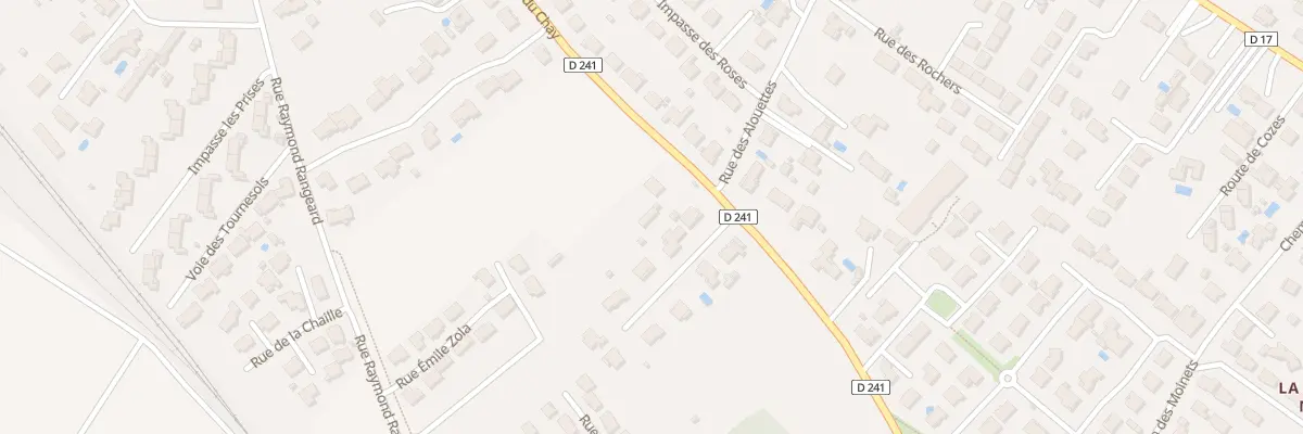 Plan du 40 Rte du Chay à Saujon