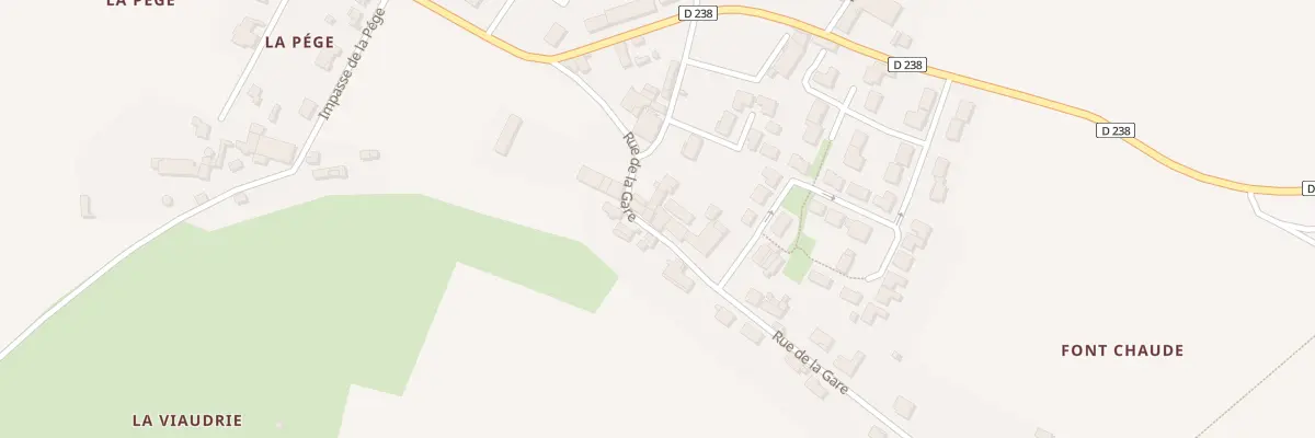 Plan du 9 Rue de la Gare à Trizay