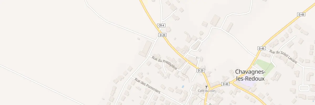 Plan du 12 Rue du presbytère à Chavagnes-les-Redoux