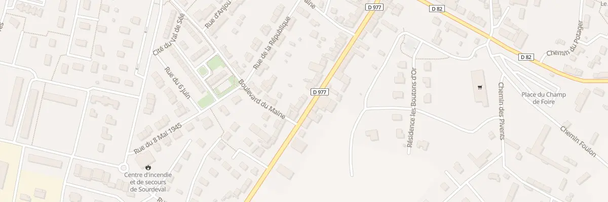 Plan du 35 Rue de Mortain - Sourdeval à Sourdeval