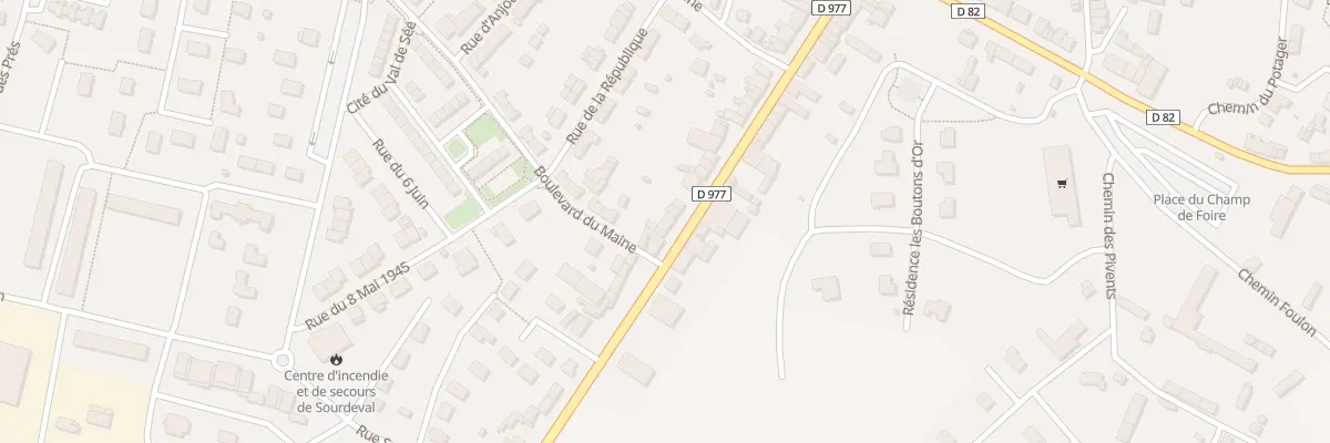 Plan du 37 Rue de Mortain - Sourdeval à Sourdeval