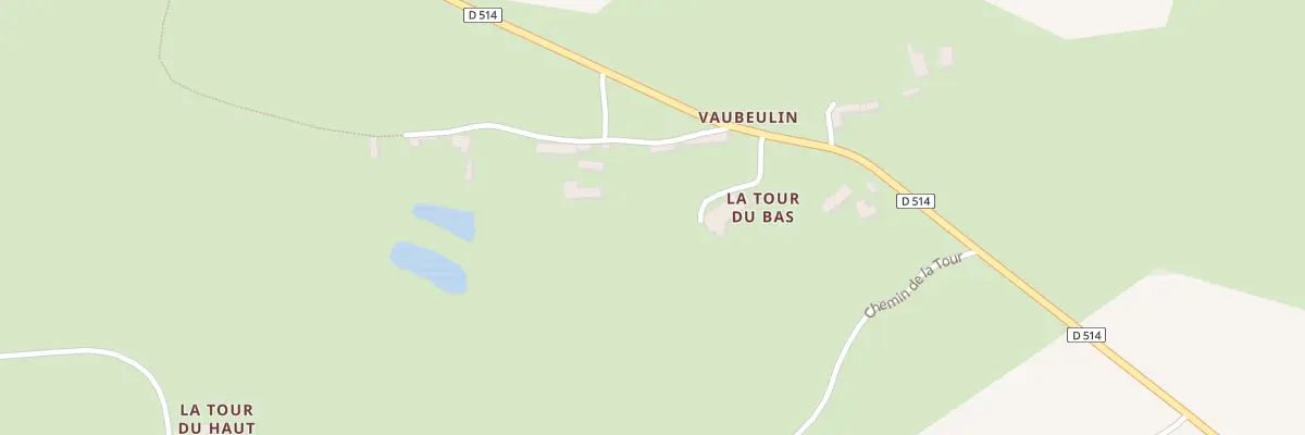 Plan du 10 Rte de Vaubeulin à Saint-Hilaire-du-Maine