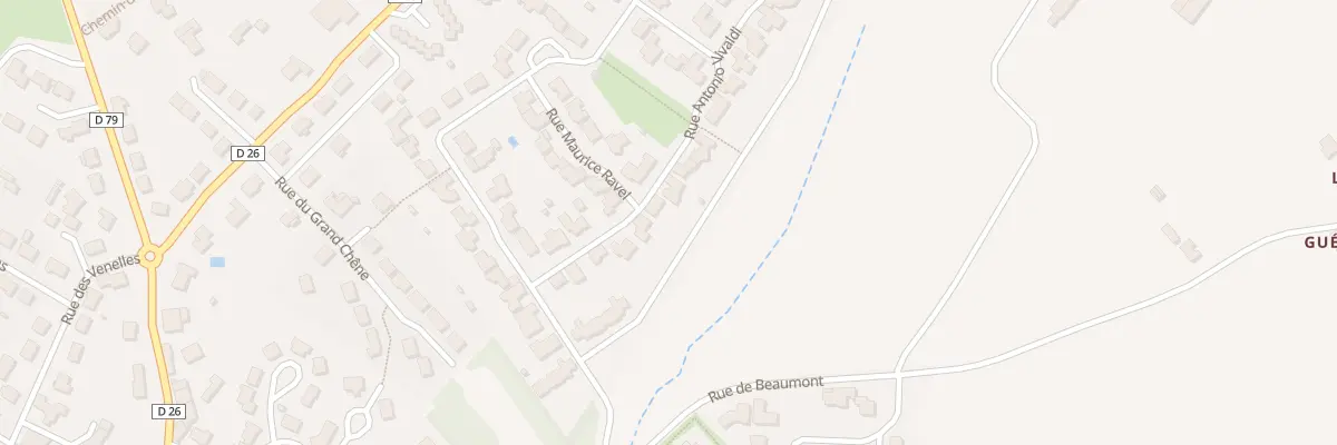 Plan du 12 Rue Antonio Vivaldi au Boupère