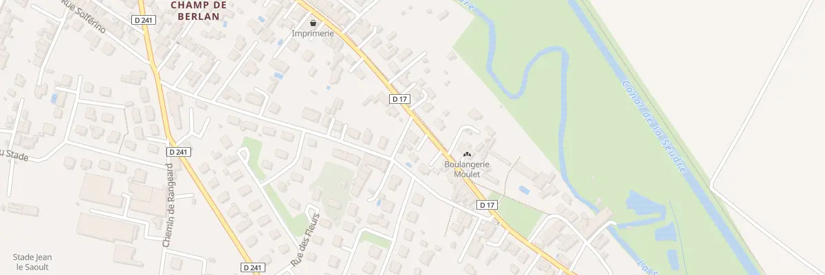Plan du 48D Rue Thiers à Saujon