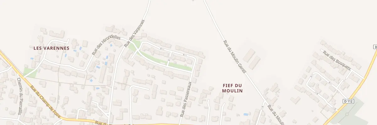 Plan du 7 Rue des Passereaux au Thou