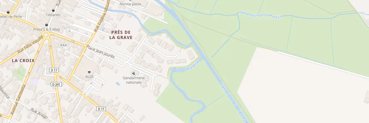 Plan du 16 Imp de la Grave à Saujon