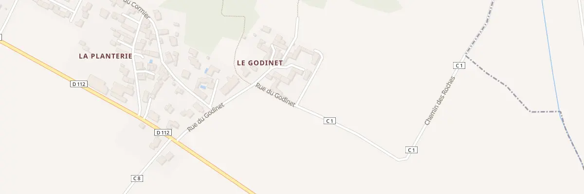 Plan du 2 Rue du Godinet à Aigrefeuille-d’Aunis
