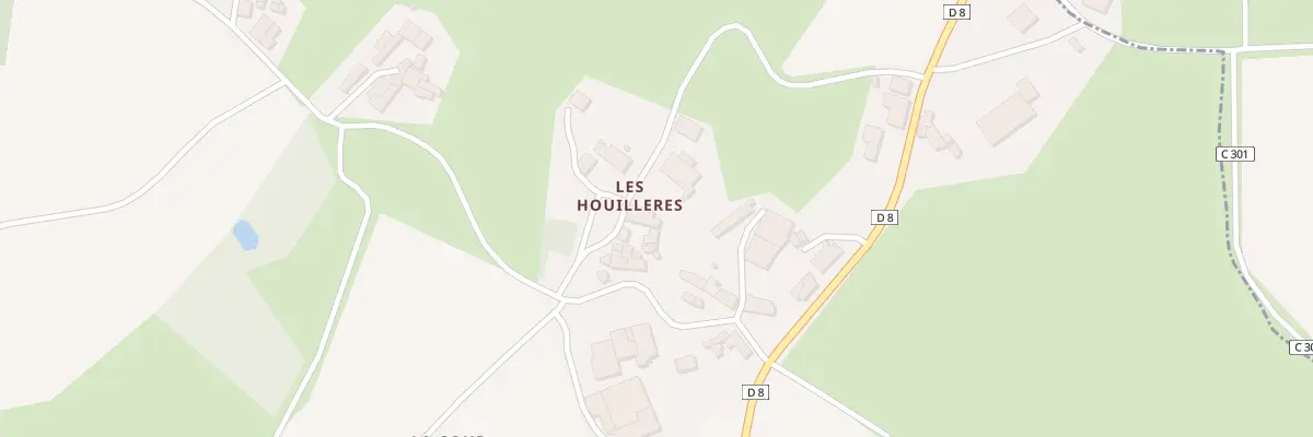Plan du 206 Les Houillères à Saint-Laurent-de-la-Salle