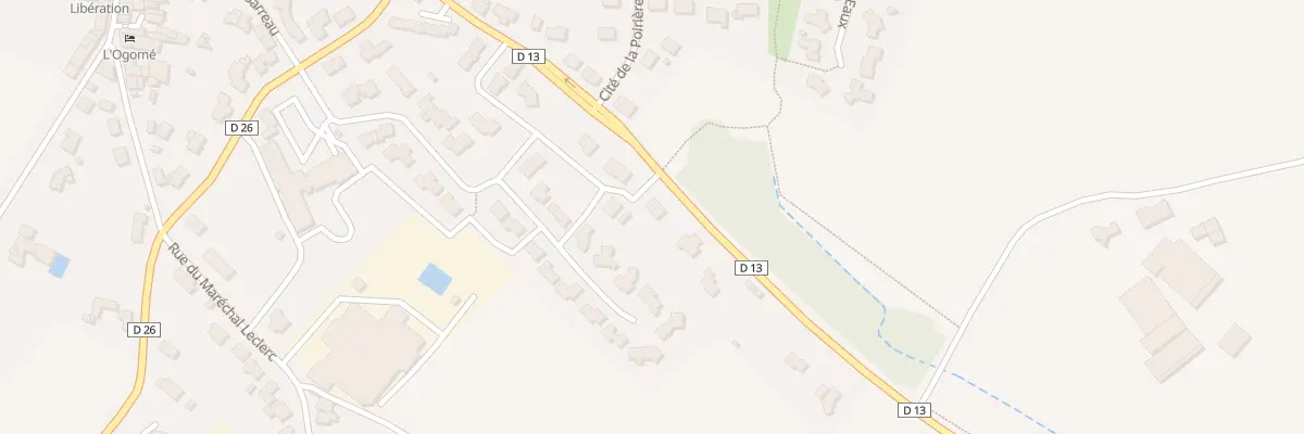 Plan du 1 Rte de Pouzauges au Boupère