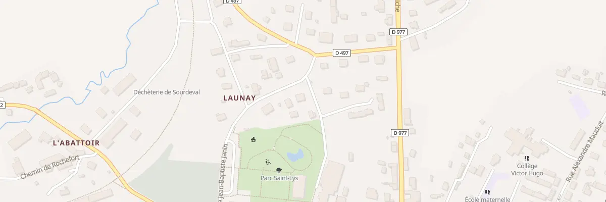 Plan du 8 Rue J-B Janin - Sourdeval à Sourdeval