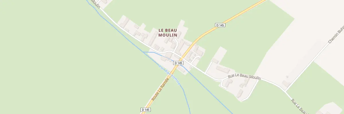 Plan du 726 Rte de la Ramee à Trévières