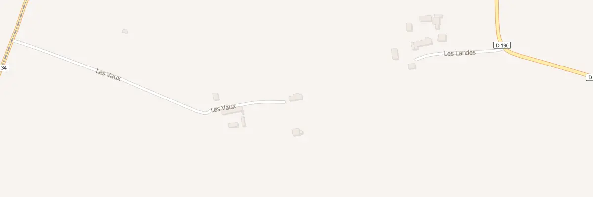 Plan du 13 Les Vaux à Lamberville