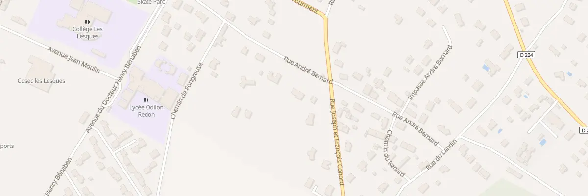 Plan du 16 Rue André Bernard à Lesparre-Médoc