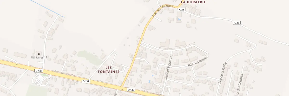 Plan du 18 Rue des Epinettes à Tonnay-Charente