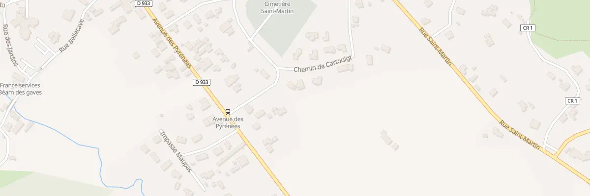 Plan du 19 Che de Cartouigt à Salies-de-Béarn
