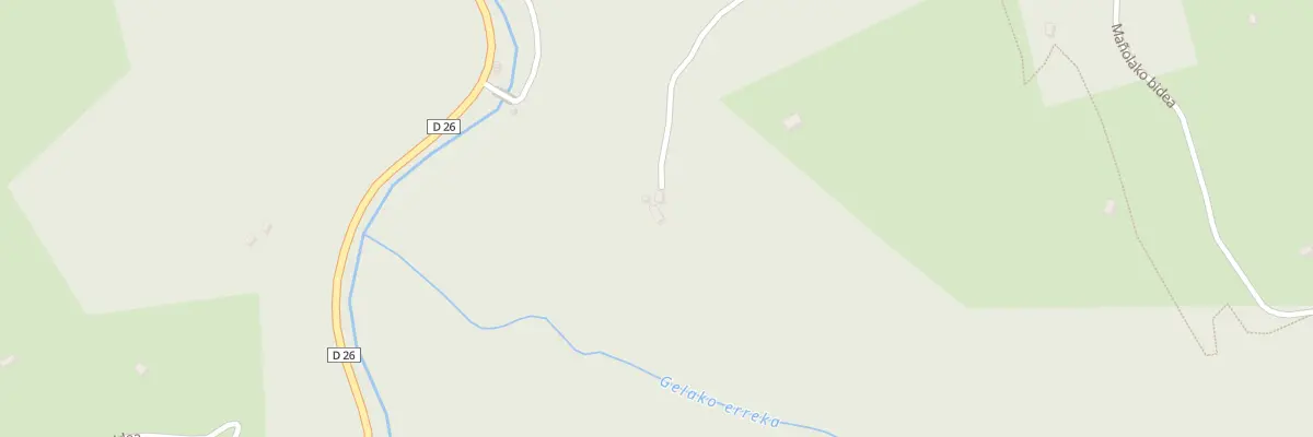 Plan du 742 Ilharregiko bidea à Larrau