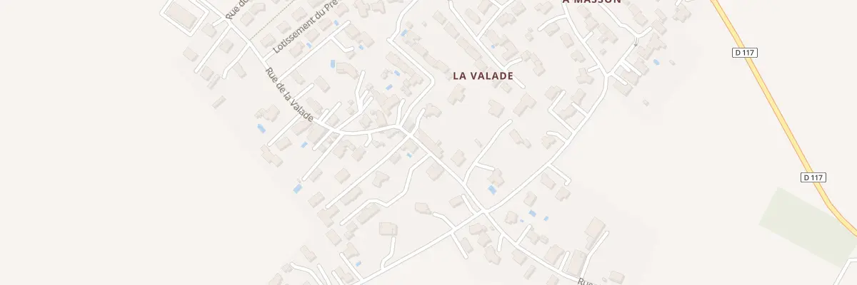Plan du 14 Rue de la Valade à Semussac