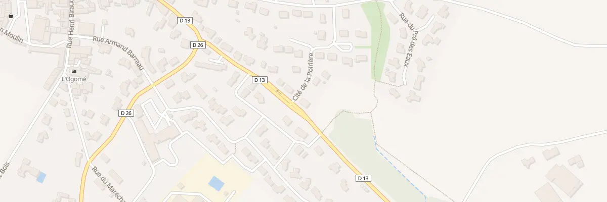Plan du 20 Rue du Mal de Lattre de Tassig au Boupère